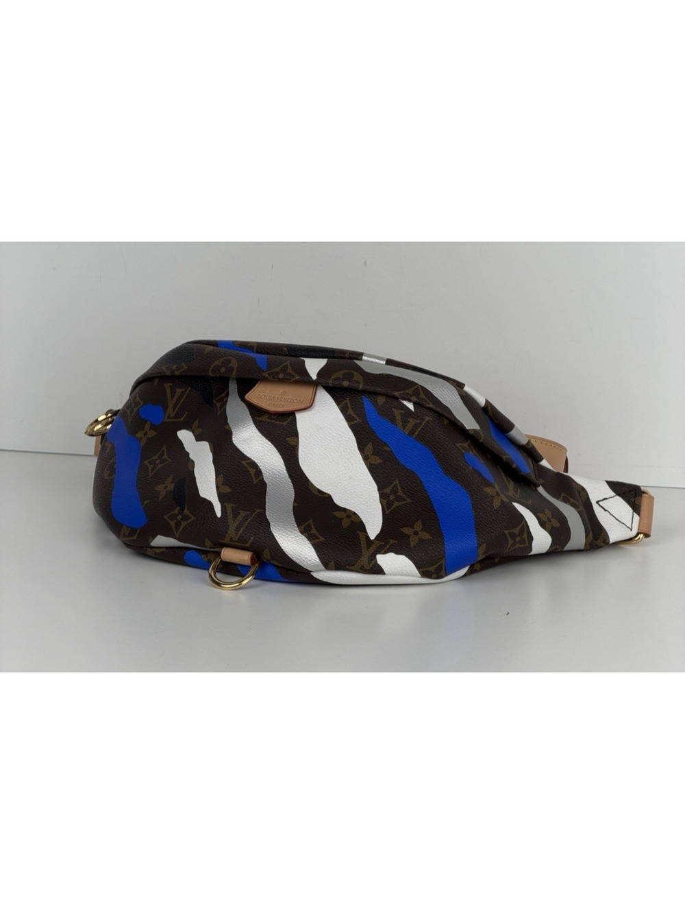 Louis Vuitton x League of Legends Bumbag Monogram Blue&Silver Camouflage 2020 C8